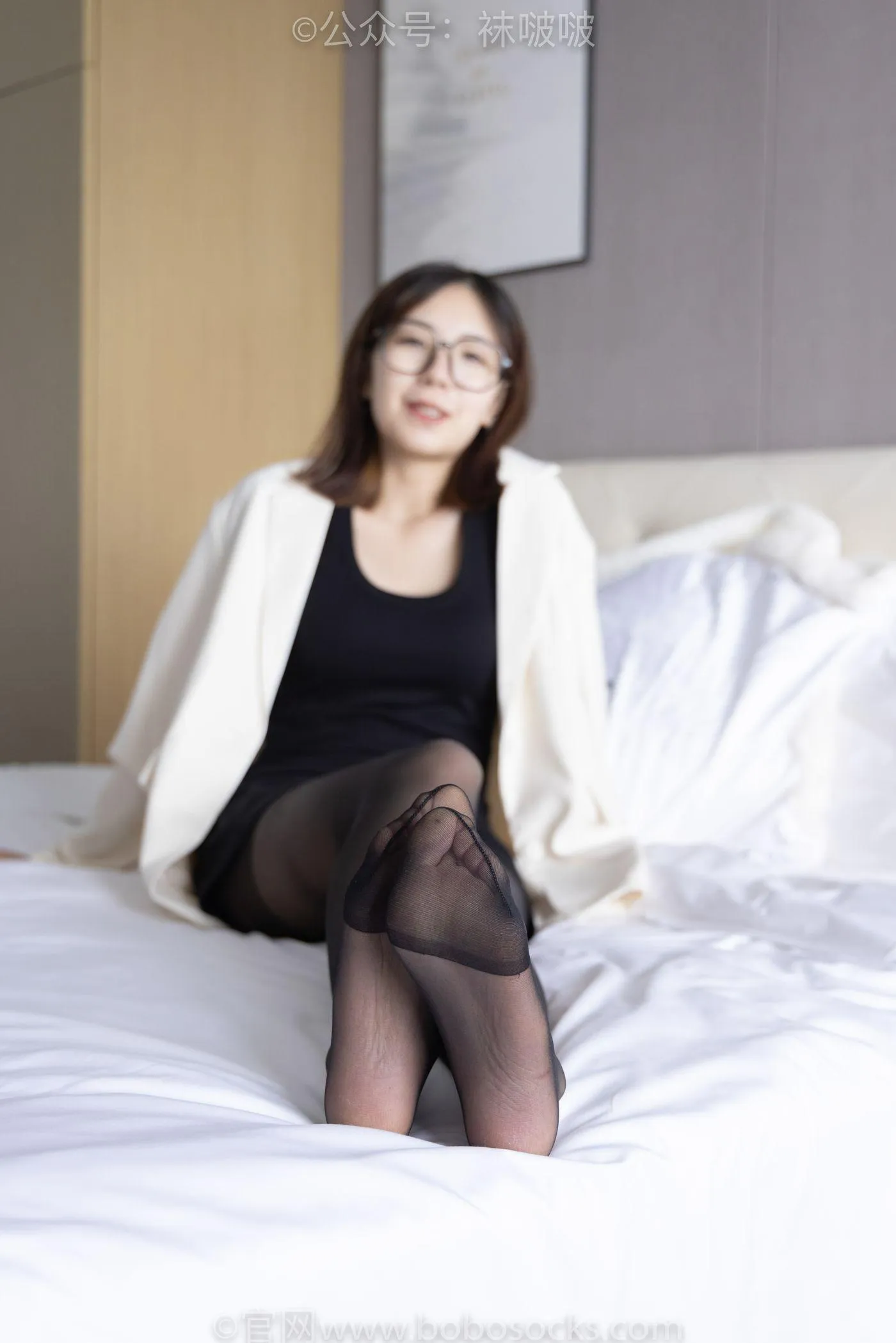 [BoBoSocks袜啵啵]NO.032 小甜豆-平底鞋、黑丝 [144P]插图5